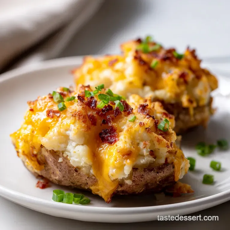 Twice Baked Potatoes: Proper Pub-Style Comfort presentation