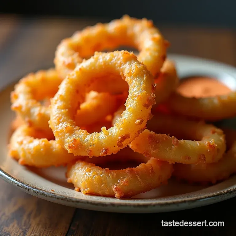 The Ultimate PubStyle Crispy Onion Rings with Zesty Smoked Paprika Aioli