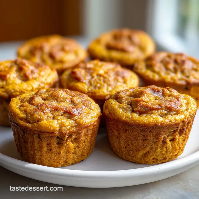 A single pumpkin banana muffin, sliced open to show the moist interior. Streaks of banana are visible, creating an appeali...
