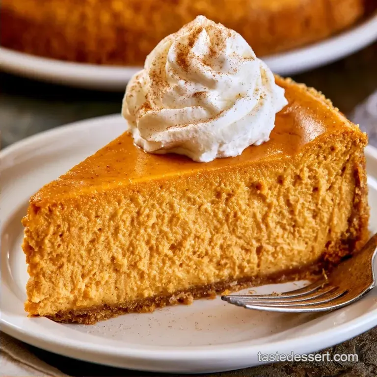No-Crack Pumpkin Cheesecake for Thanksgiving