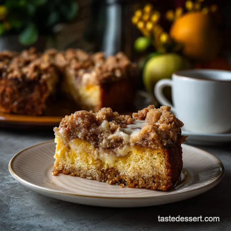 Pumpkin Cream Cheese Coffee Cake