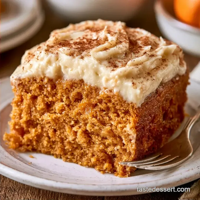 Pumpkin Spice Sheet Cake with Cream Cheese Frosting