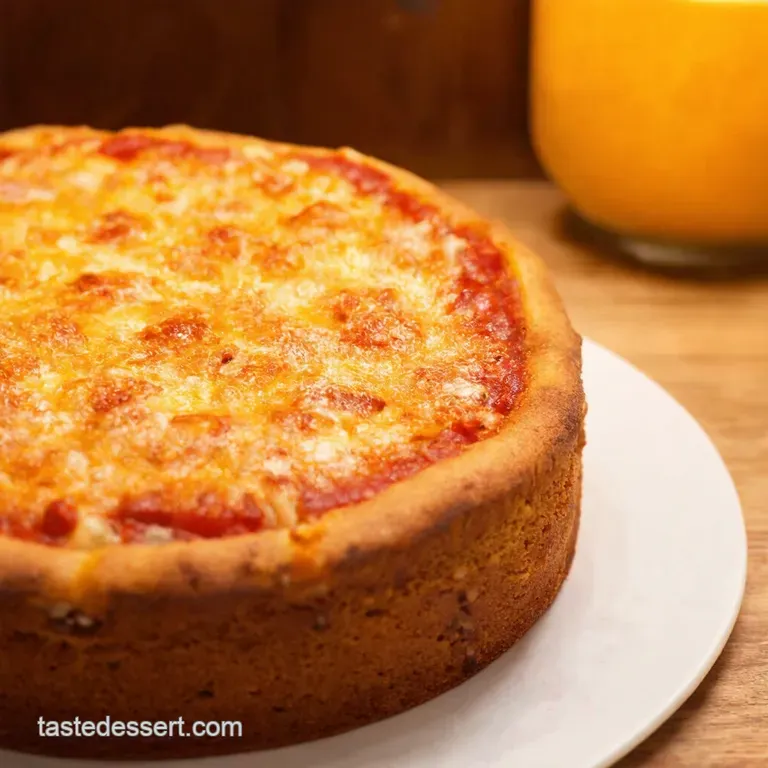 PupPeroni Pizza Dog Cake presentation