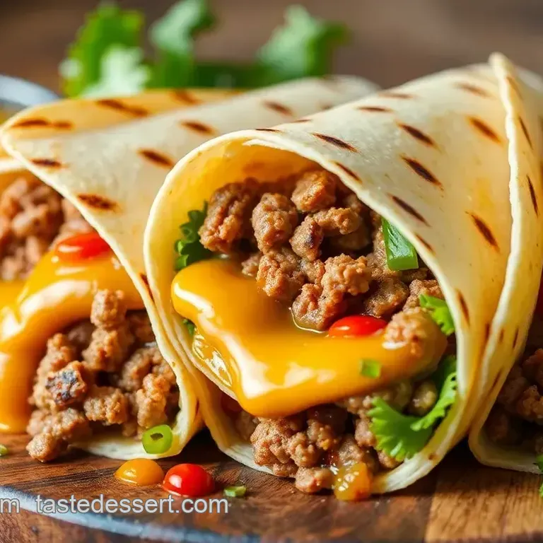 Quick Big Mac Wraps with Tasty Sauce