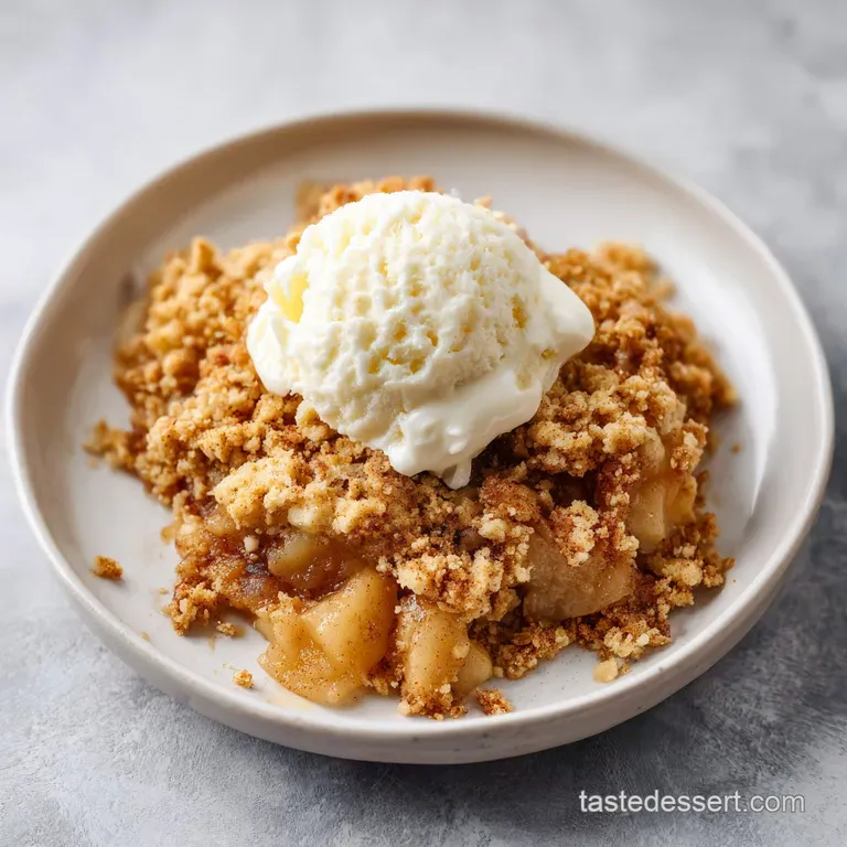 Quick Apple Dessert with Cinnamon: Velvety Glaze