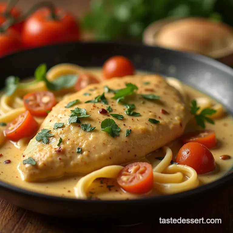 Velvet Dreams Quick Creamy Chicken Marsala in Under 30 Minutes presentation