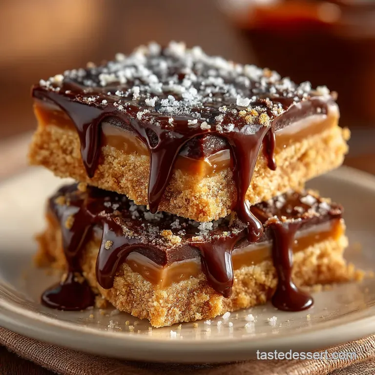 Sticky Fingers Toffee Delight The Ultimate Graham Cracker Toffee Bars presentation