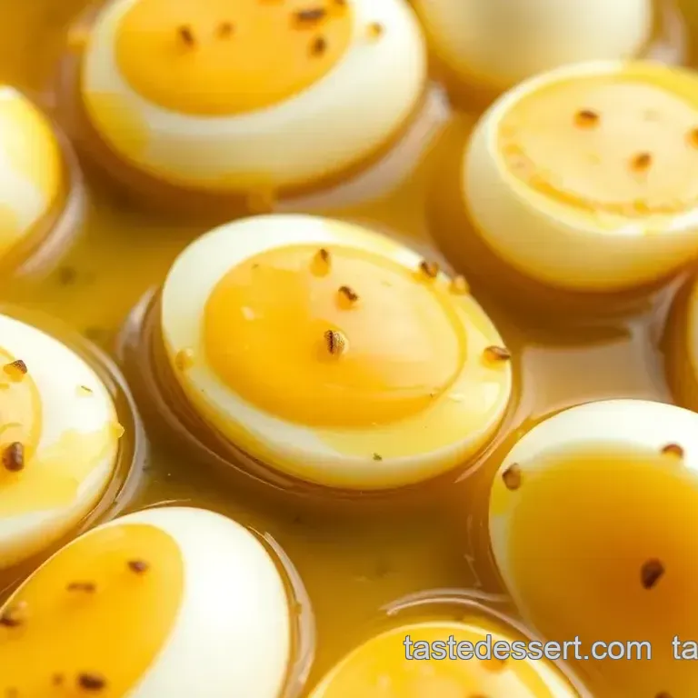 Quick Pickled Quail Eggs - Tangy Delight