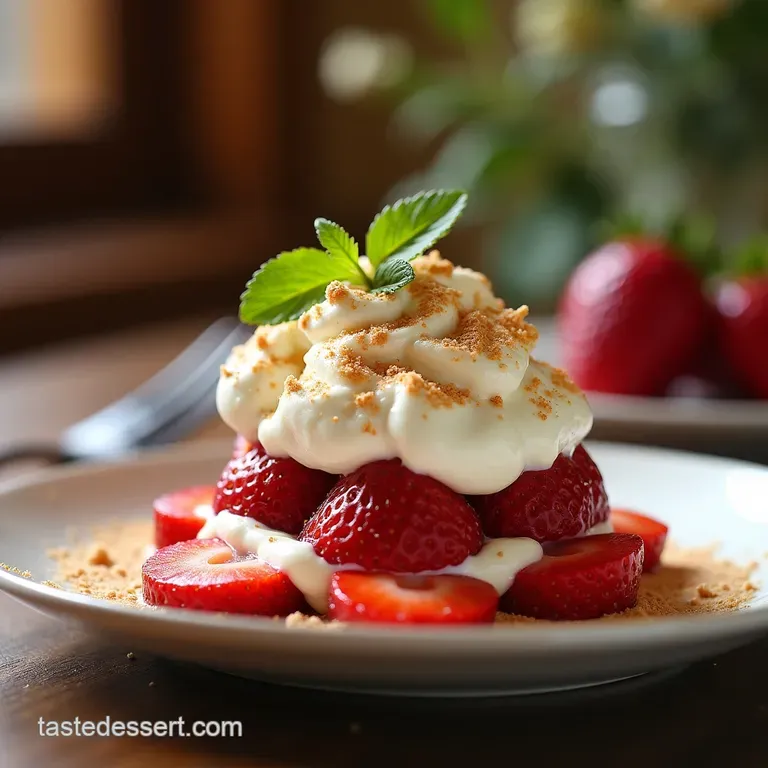 The Quick Cheerful Strawberry Eton Mess a Nofuss Summer Classic presentation