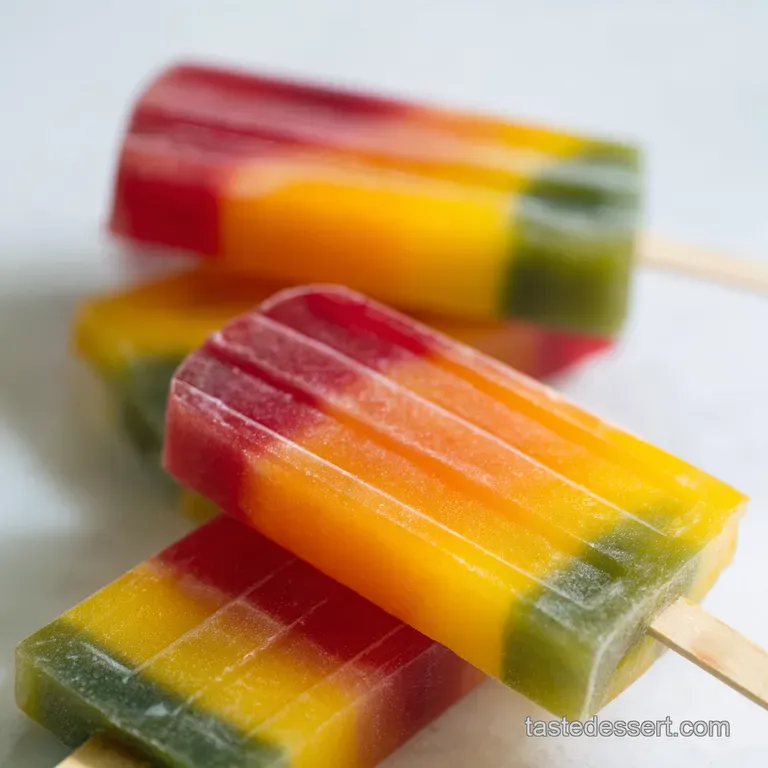 Rainbow Jello Popsicles A Nostalgic Treat presentation
