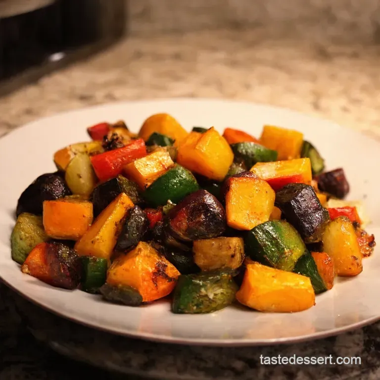 Rainbow Roasted Vegetables the Colourful Weeknight Hero presentation