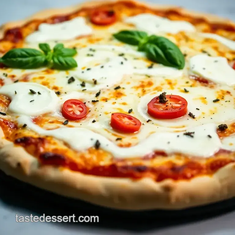Ranch Dressing Pizza presentation