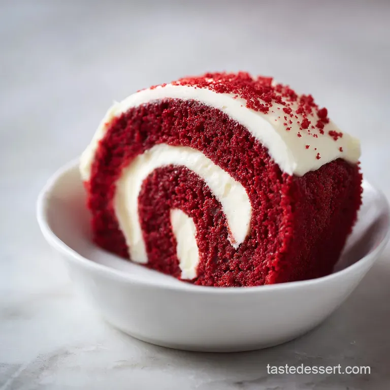 Red Velvet Cake Roll: Ultra Moist