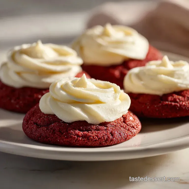 Red Velvet Sugar Cookies: Soft and Velvety