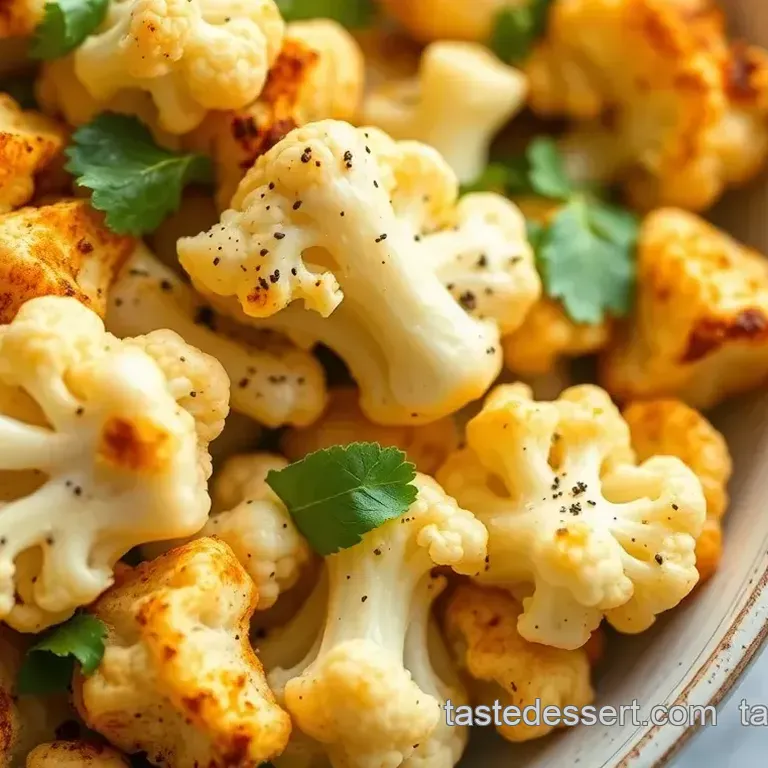 Spiced Roast Cauliflower Salad with Tahini Dressing