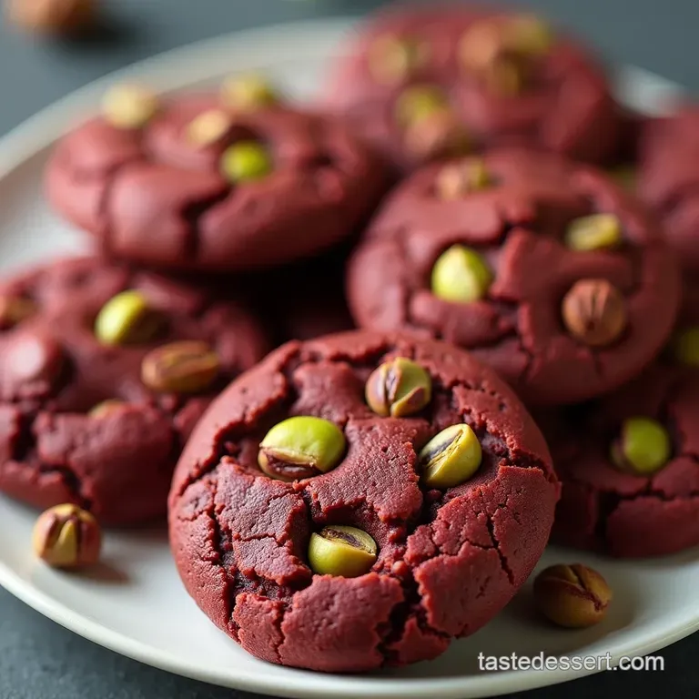 Chewy Ruby Chocolate and Pistachio Cookies Recipe Ruby Rendezvous Chewy Ruby Chocolate and Pistachio Cookies