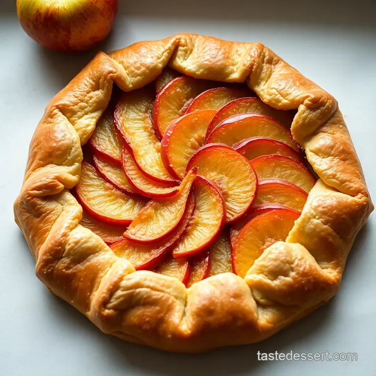 Rustic Apple Galette: A Taste of Autumn presentation