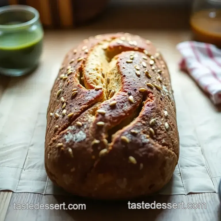 Rustic Longhorn Bread: A Slice of the Wild West presentation
