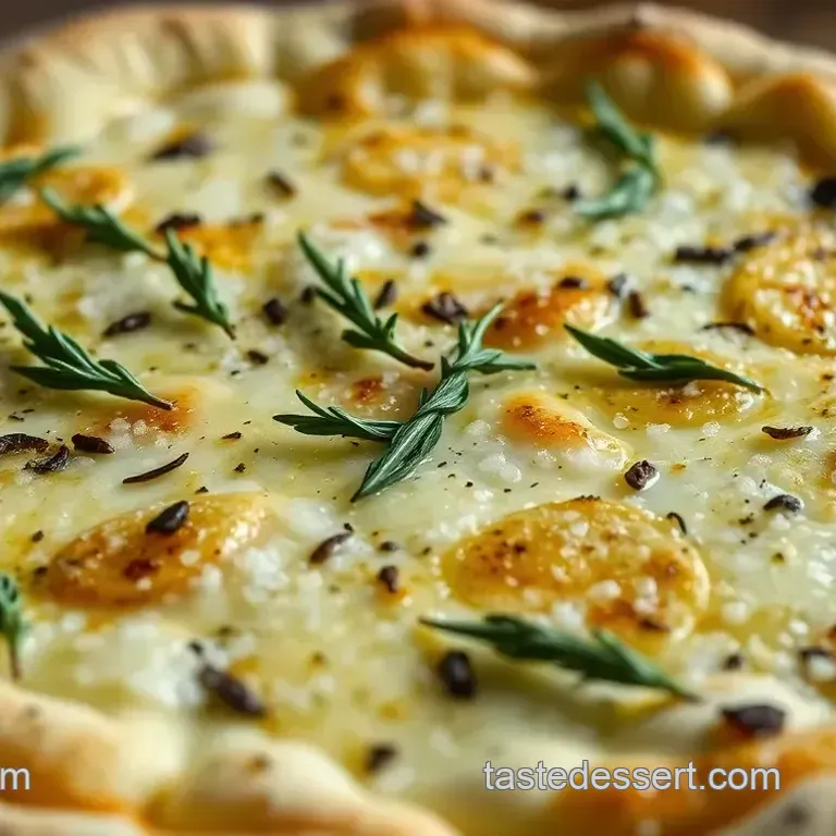Rustic Potato Pizza with Rosemary and Garlic Oil