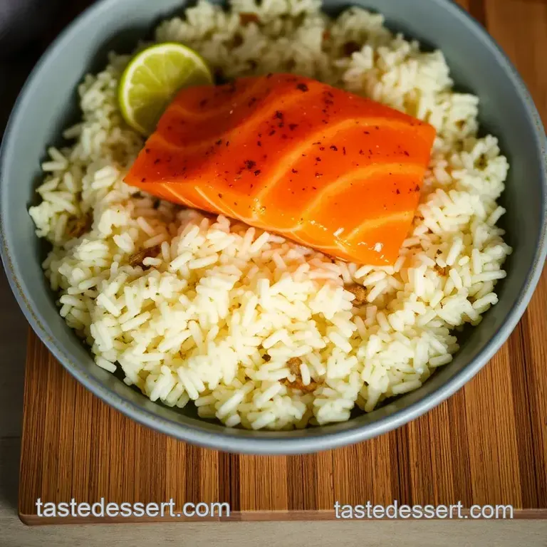 Salmon Sushi Bake: Deconstructed Deliciousness presentation