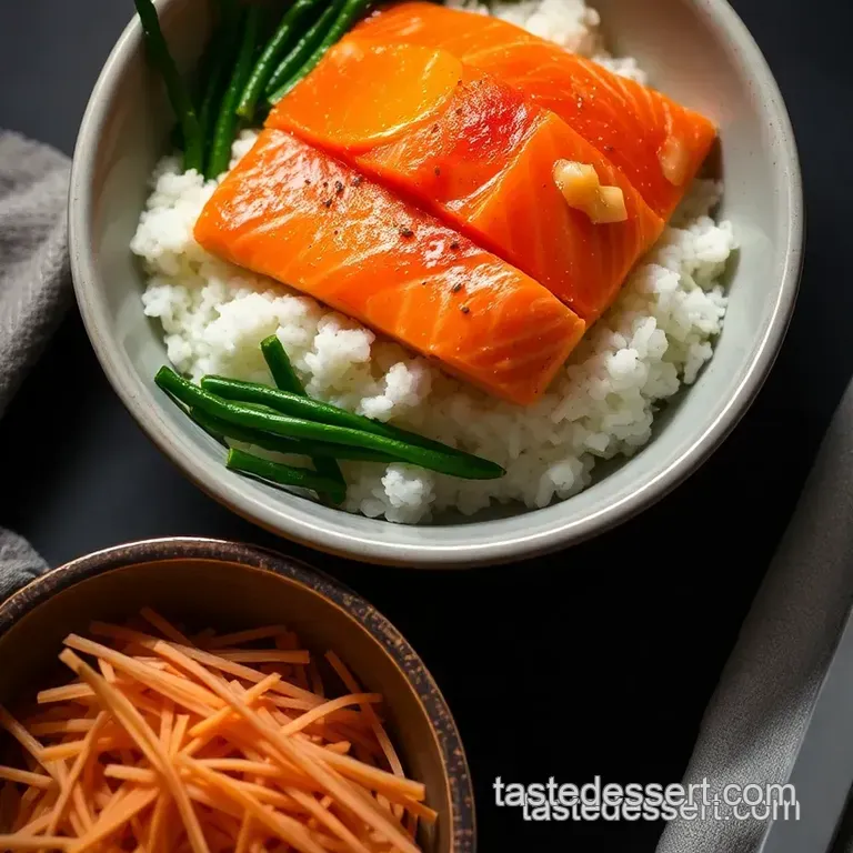 Salmon Sushi Bake presentation