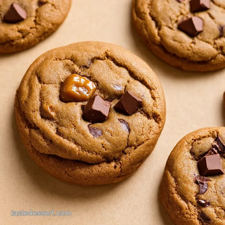 Salted Caramel Chocolate Chunk Cookies