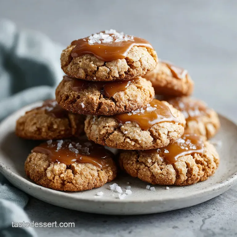 Salted Caramel Cookies: Gooey and Rich