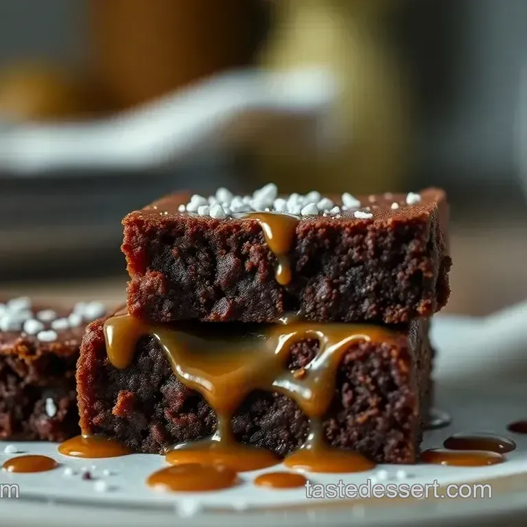 Decadent Salted Caramel Crown Royal Brownies – A Must-Try Treat!