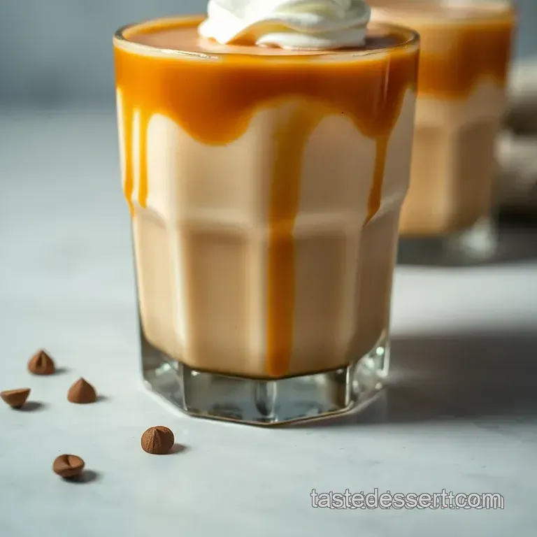 Salted Caramel Crown Royal Cocktail Delight presentation