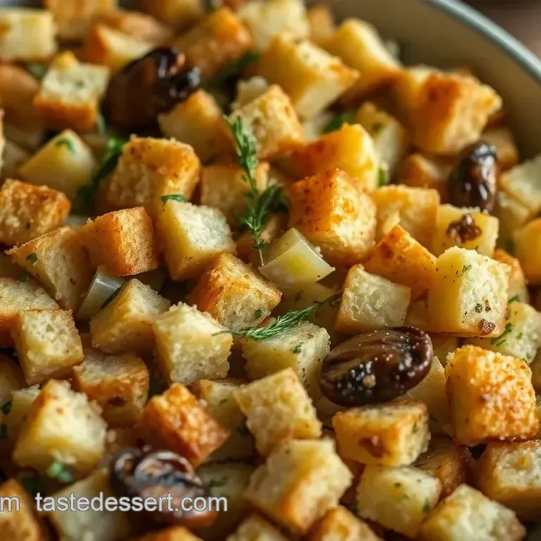 My Family&#039 s Favorite Sourdough Stuffing Recipe with Herbs &amp Chestnuts