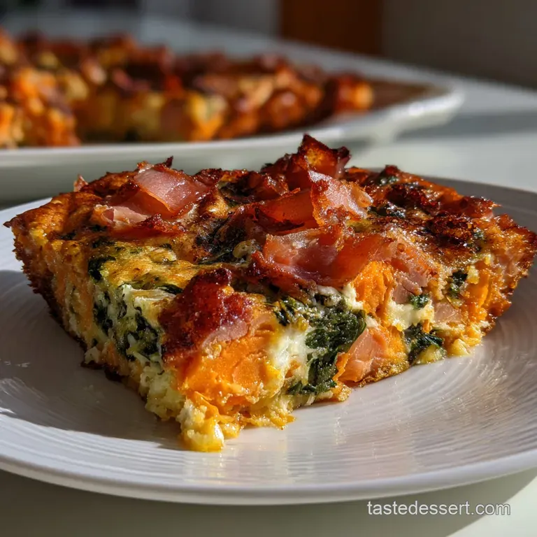 Breakfast Casserole: Savory Sunrise Bake presentation