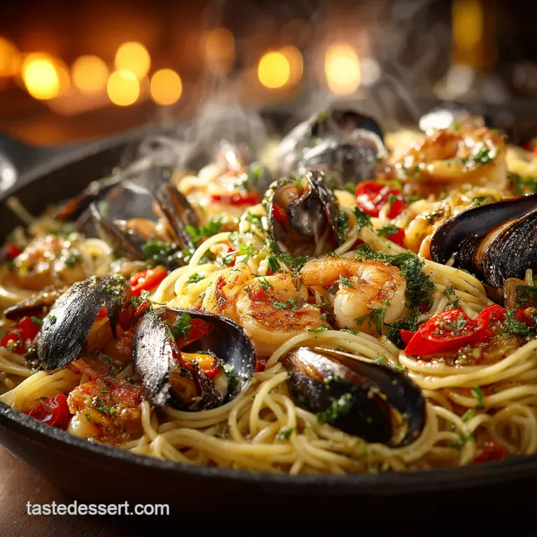 Seafood Symphony One Mix Three Delicious Dishes