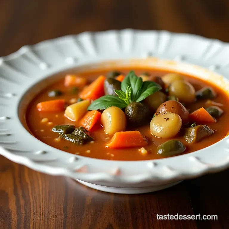 Slow Cooker Veggie Soup Grandmas Easy Set Forget Recipe