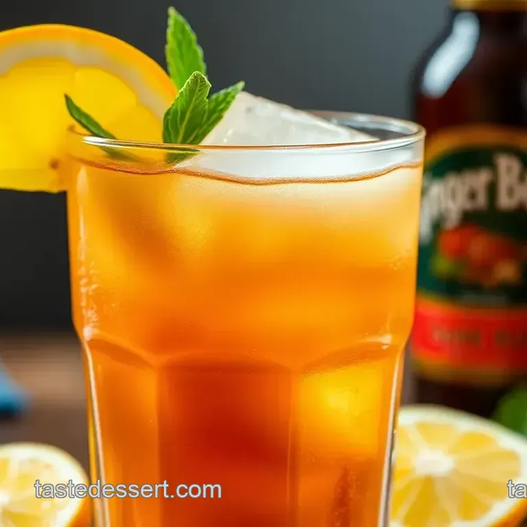 Shake Dark Rum Ginger Beer Delightful