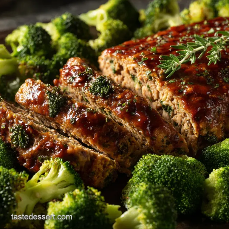 Sheet Pan Turkey Meatloaf and Broccoli the Ultimate 40Minute Weeknight Dinner presentation