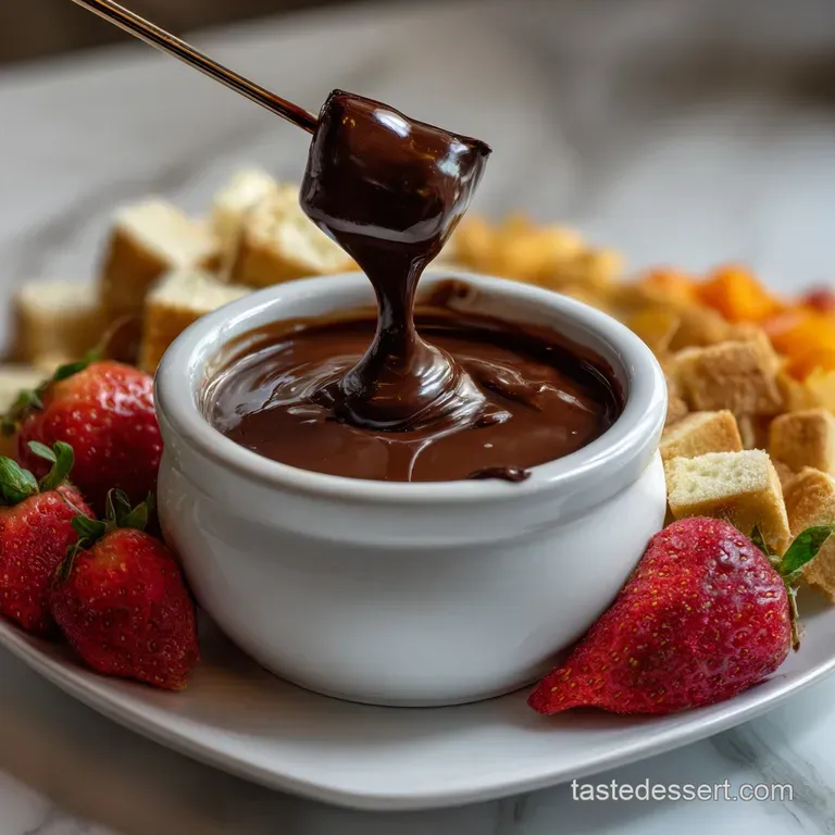 Chocolate Fondue: Silky Smooth Foolproof Dessert
