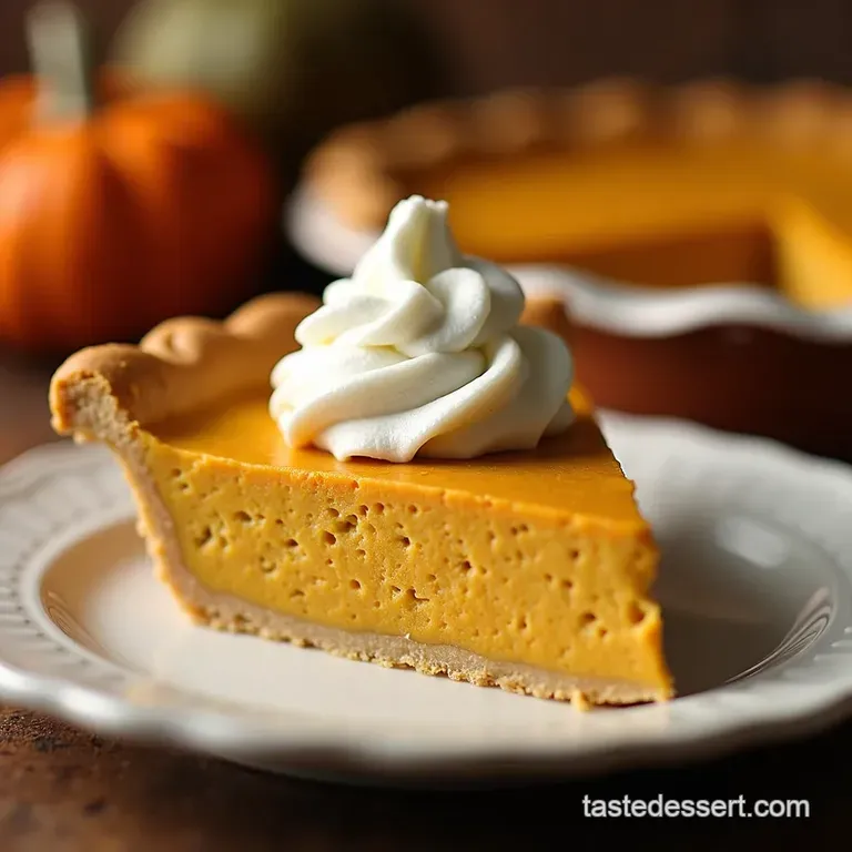 Silky Smooth Pumpkin Pie presentation