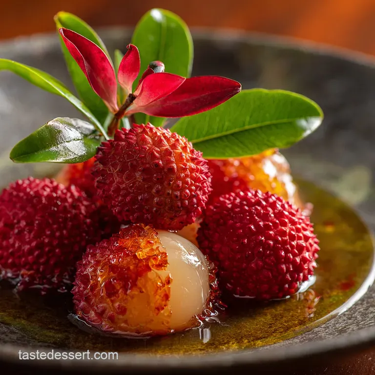Lychee Syrup: Aromatic Elixir Recipe presentation