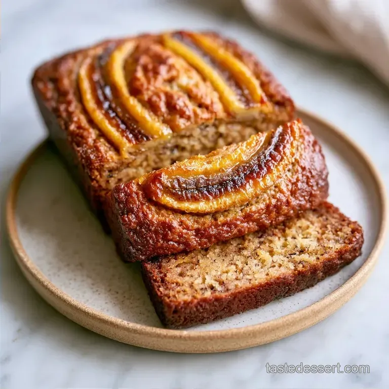 Simple Banana Bread Recipe: Moist and Caramelized