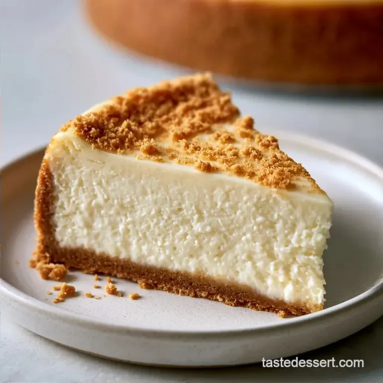 Simple No Bake Cheesecake with Graham Cracker Crust