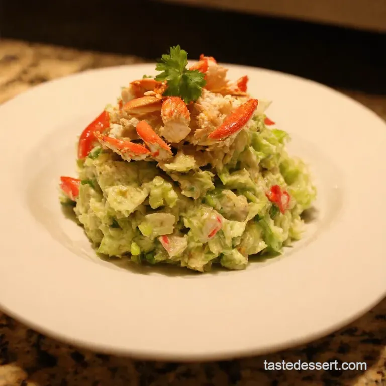 Simply Scrumptious Crab Salad a Classic with a Twist presentation