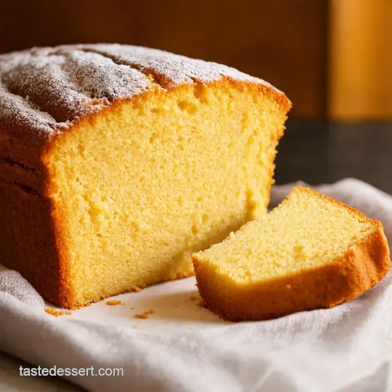 Simply Scrumptious Vanilla Pound Cake presentation