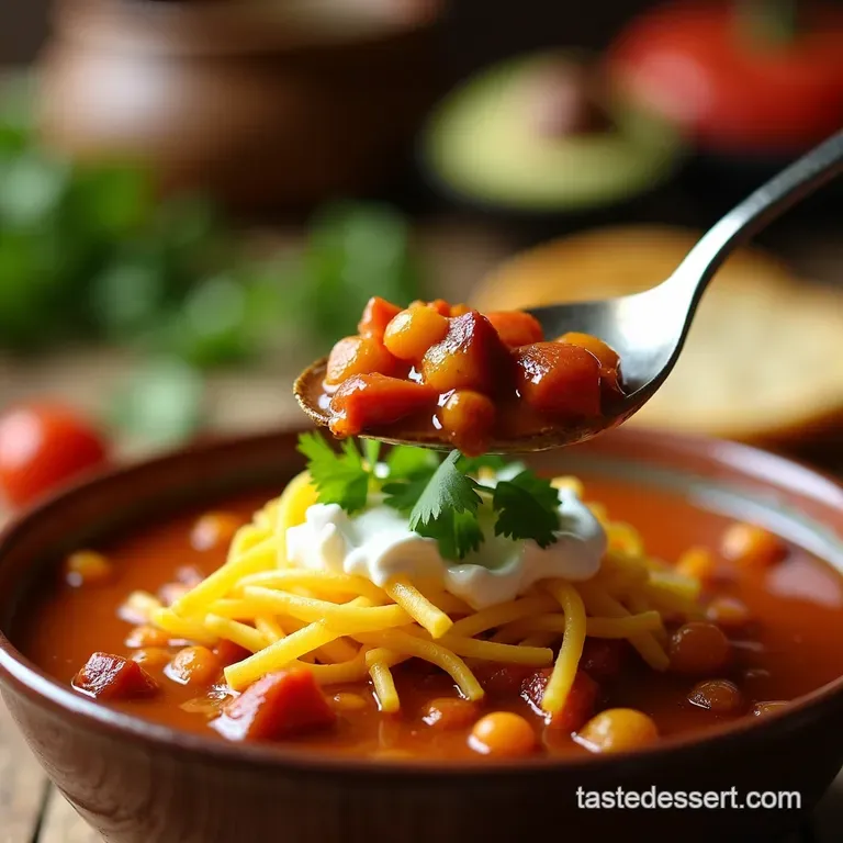 Six Can Fiesta Taco Soup a Weeknight Winner presentation
