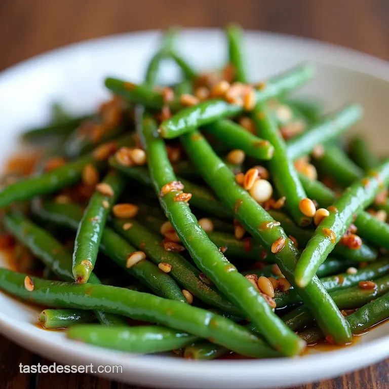Sizzling Asian Green Beans with Garlic Ginger
