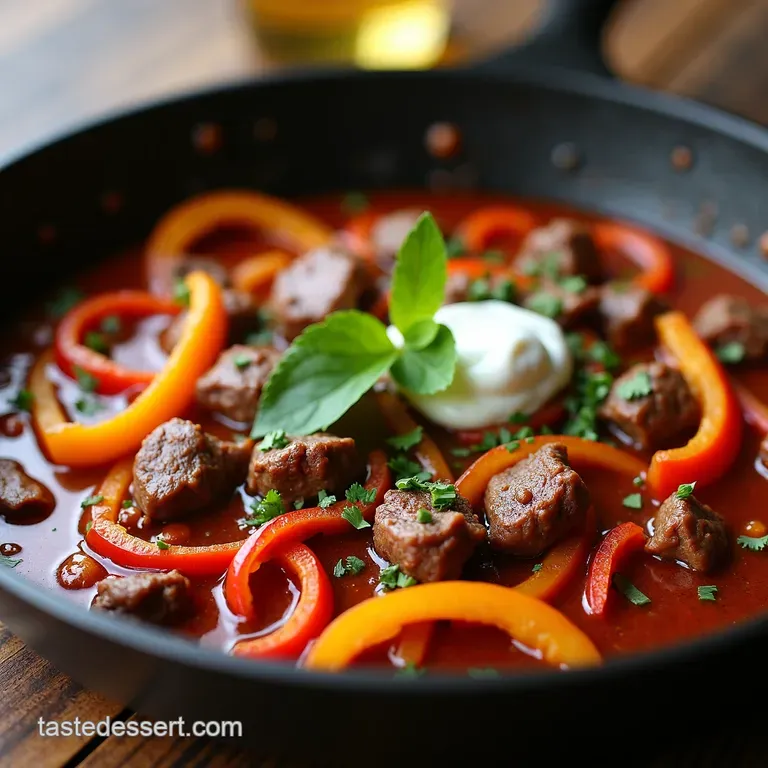 Easy Sizzling Skillet Steak Pepper Fajitas Recipe