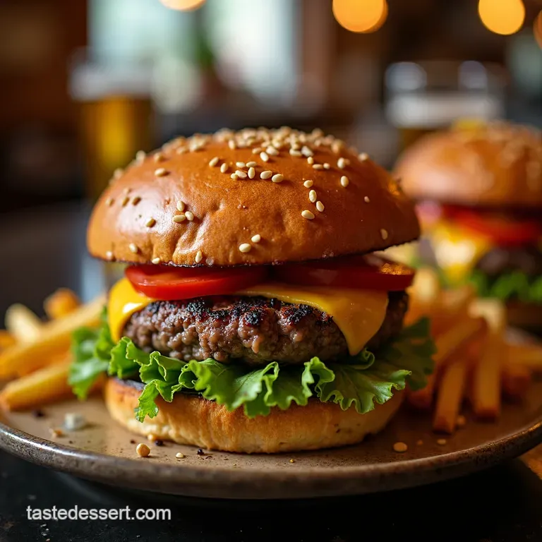 Sizzling Stove Top Burgers Pubstyle Perfection presentation