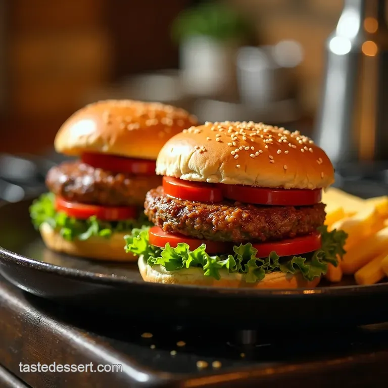 Sizzling Stovetop Burgers Dinerstyle Perfection presentation