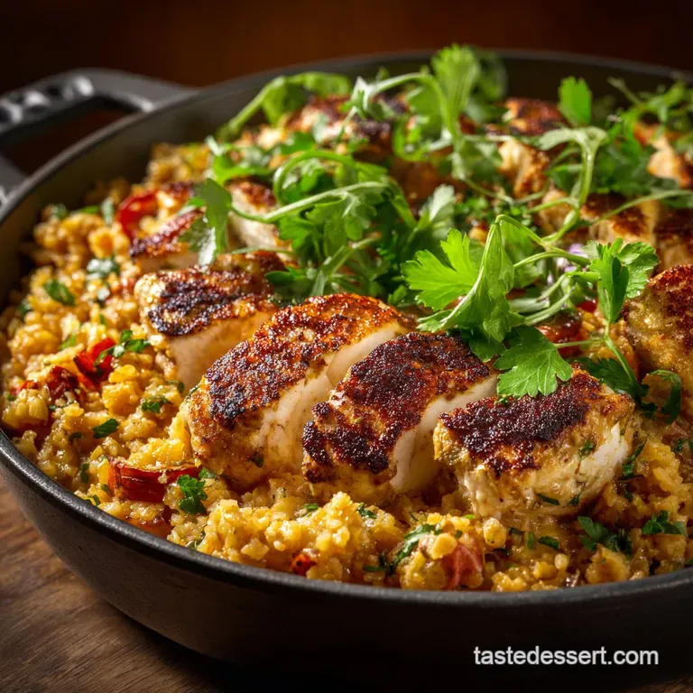 Skillet Cauliflower Arroz Con Pollo: The Speedy One-Pan Low Carb Dinner