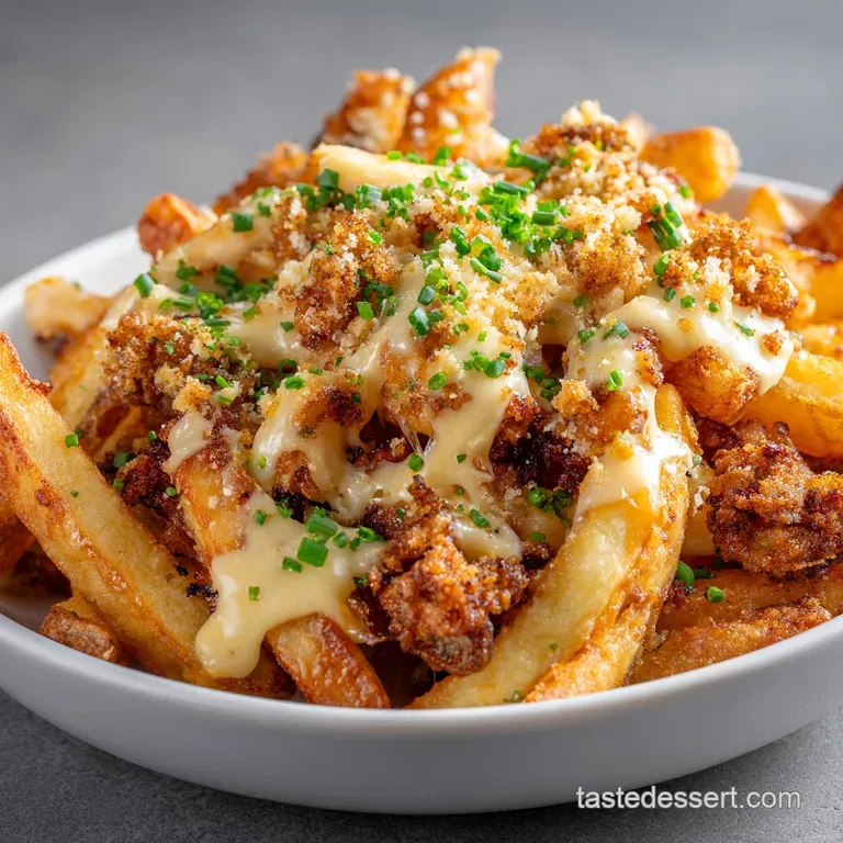 Skinny Texas Cheese Fries: Ultra-Crispy Oven-Baked Appetizer presentation