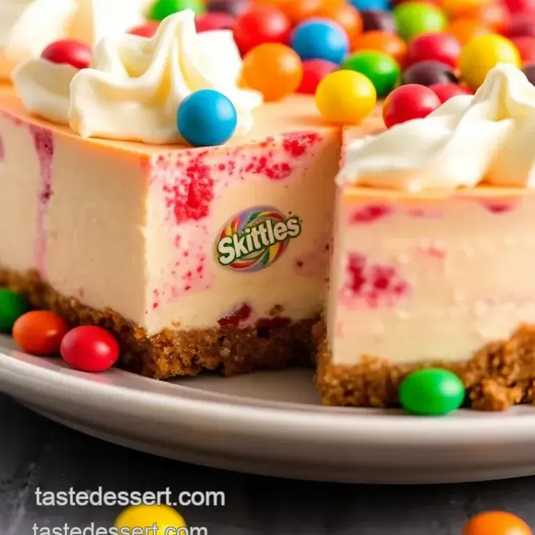 Skittles Cheesecake: 7 Irresistibly Colorful Cheesecake Ideas presentation